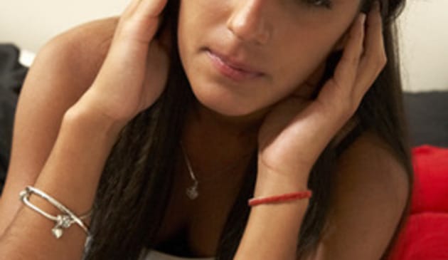 Worried Teen Girl