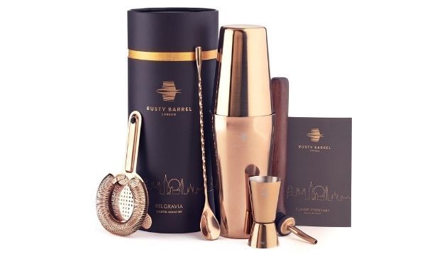 Rusty Barrel Belgravia Boston Shaker Cocktail Making Set