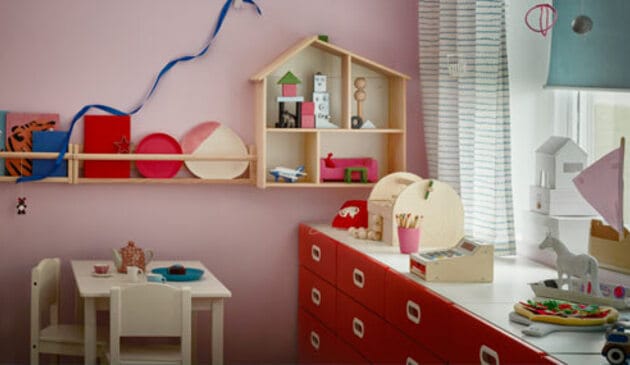 Pink bedroom