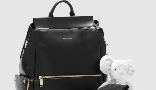 Charli black baby bag