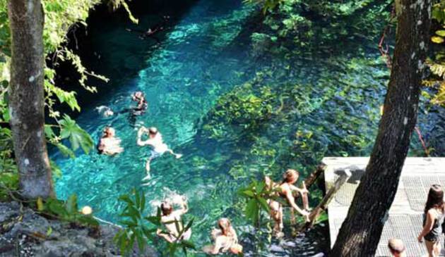 Swimming in Mexico