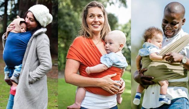 Wrap for carrying a baby