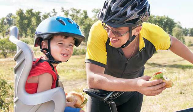 Bike seat family ride