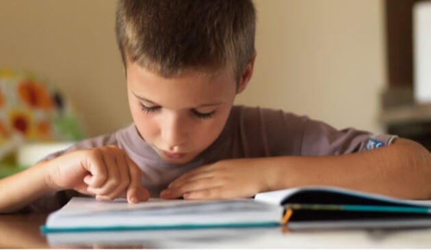 Boy Reading