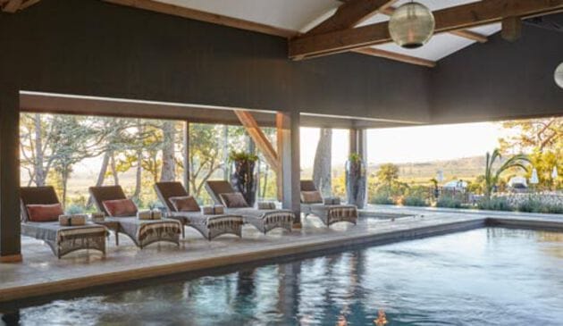 Chateau St Pierre indoor pool