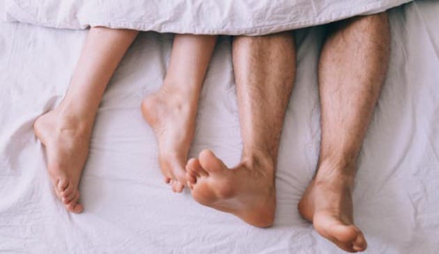 Couple feet bed