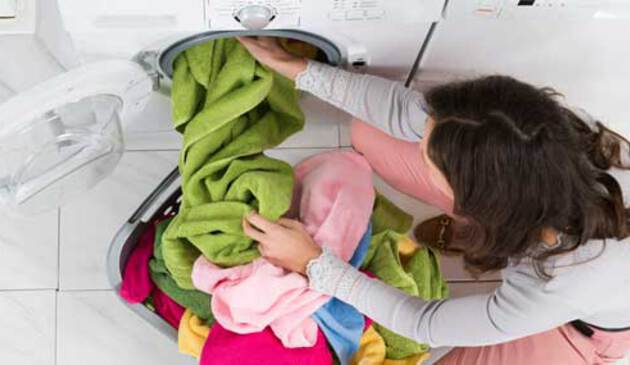Crammed laundry
