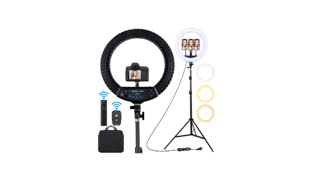 Dimmable ring light
