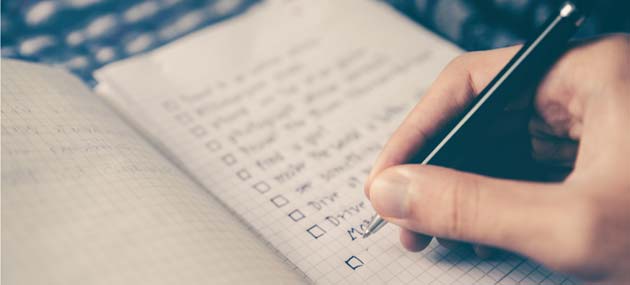divorce checklist