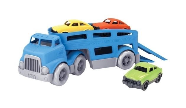 Green Toys vehicle carrier set