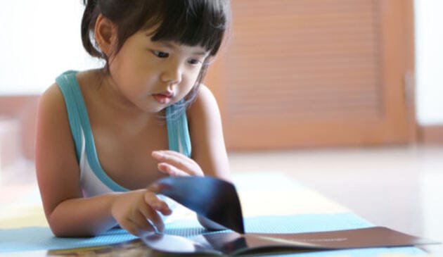 Little Girl Reading
