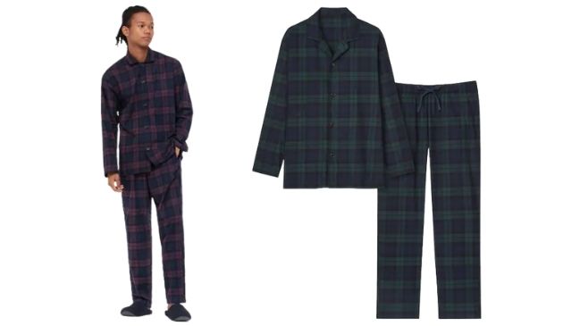 men's flannel pyjamas