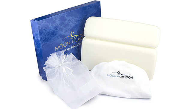 Moon and Lagoon bath pillow