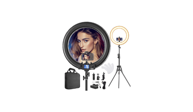 Ring light for photographer