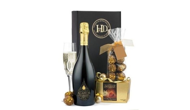 prosecco and chocolate gift box