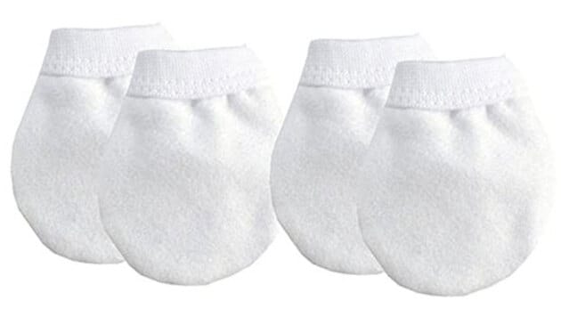 Anti-scratch mittens for babies