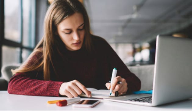 Student Studying