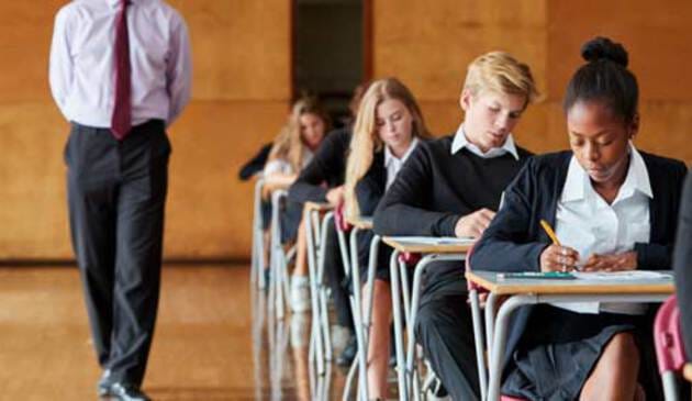 Students Take Exam
