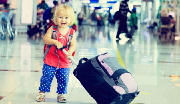 toddler airport