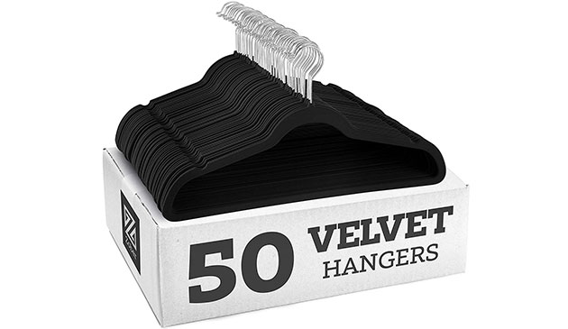 Velvet coat hangers